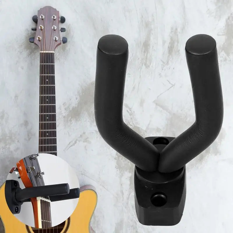 Metal Sponge Guitar Holder Wall Mount Stand Bracket Rack Guitar Hanger Hook For Electric Acoustic Guitar Strap Bass Ukulele