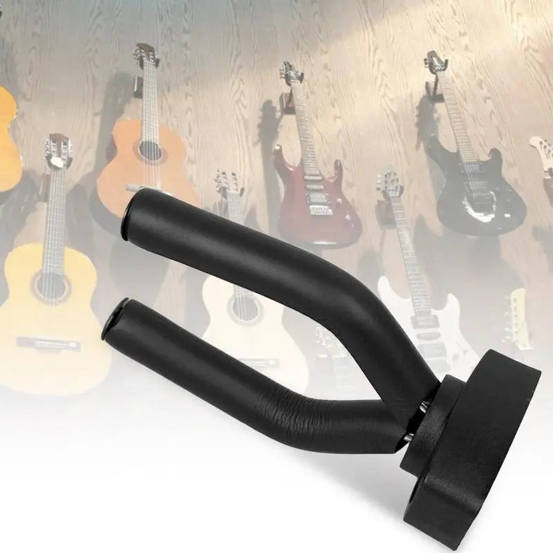 Metal Sponge Guitar Holder Wall Mount Stand Bracket Rack Guitar Hanger Hook For Electric Acoustic Guitar Strap Bass Ukulele